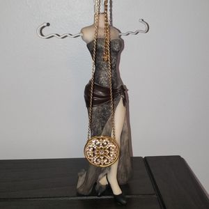 Touchstone Crystal Filigree Medallion